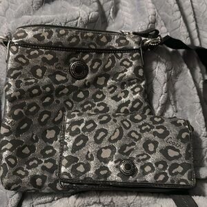 Matching coach purse and wallet